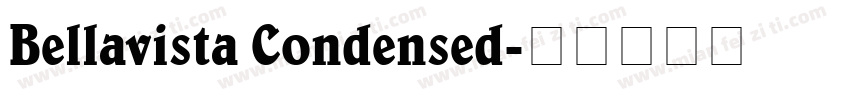 Bellavista Condensed字体转换